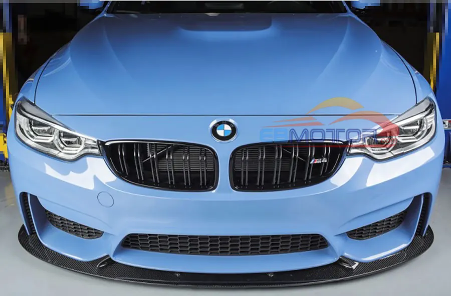 Неокрашенный 3D Стиль передний спойлер для BMW F80 M3 F82 F83 M4 2014UP B379F