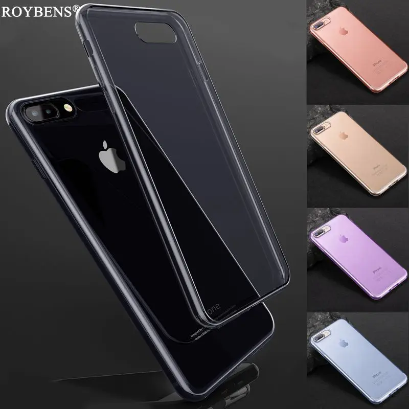 iPh 8 Roybens High Quality Transparent Soft Silicone Case