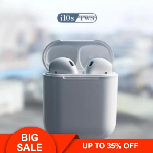 

Genuine I10S TWS Mini Wireless Bluetooth Earphone Earbuds with Wireless Charging Box Mic for Iphone7,8,X Samsung Android Xiaomi