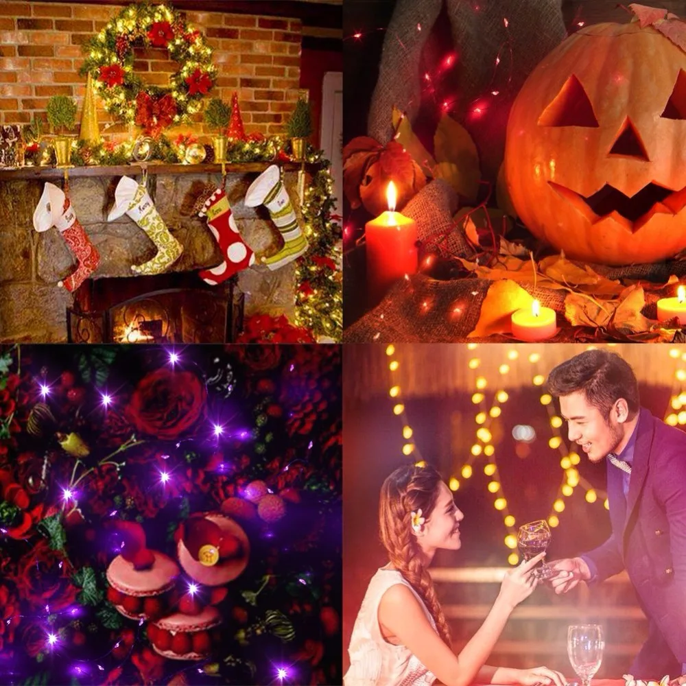 Fairy String LED Lights 10LED/M 10M 5M 2M 3XAA Battery Operated LED Holiday Light for Garland Party Wedding Christmas Decoration Fairy String LED Lights 10LED/M 10M 5M 2M 3XAA Battery Operated LED Holiday Light for Garland Party Wedding Christmas Decoration