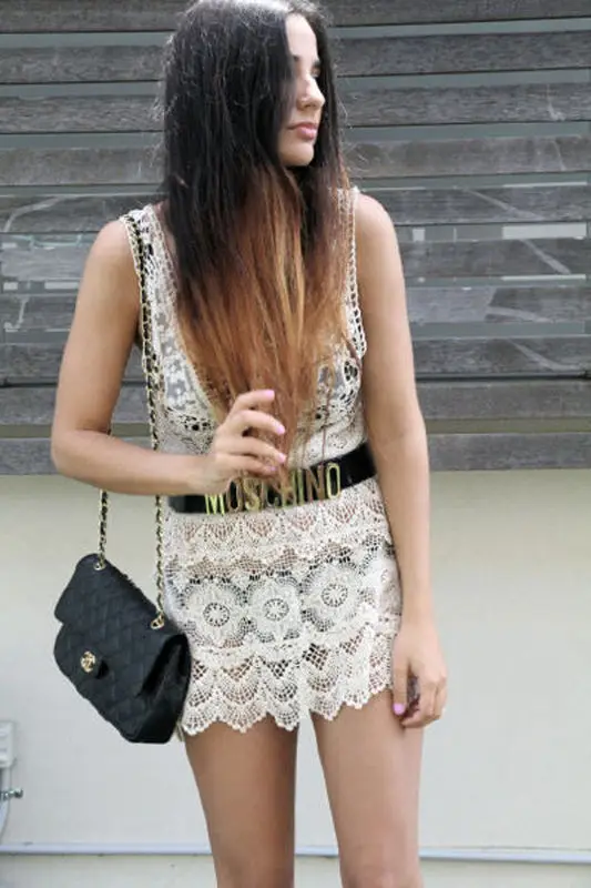 New font b Sexy b font Floral Lace Crochet Tee Tank Top Cotton Sleeveless Blouse T