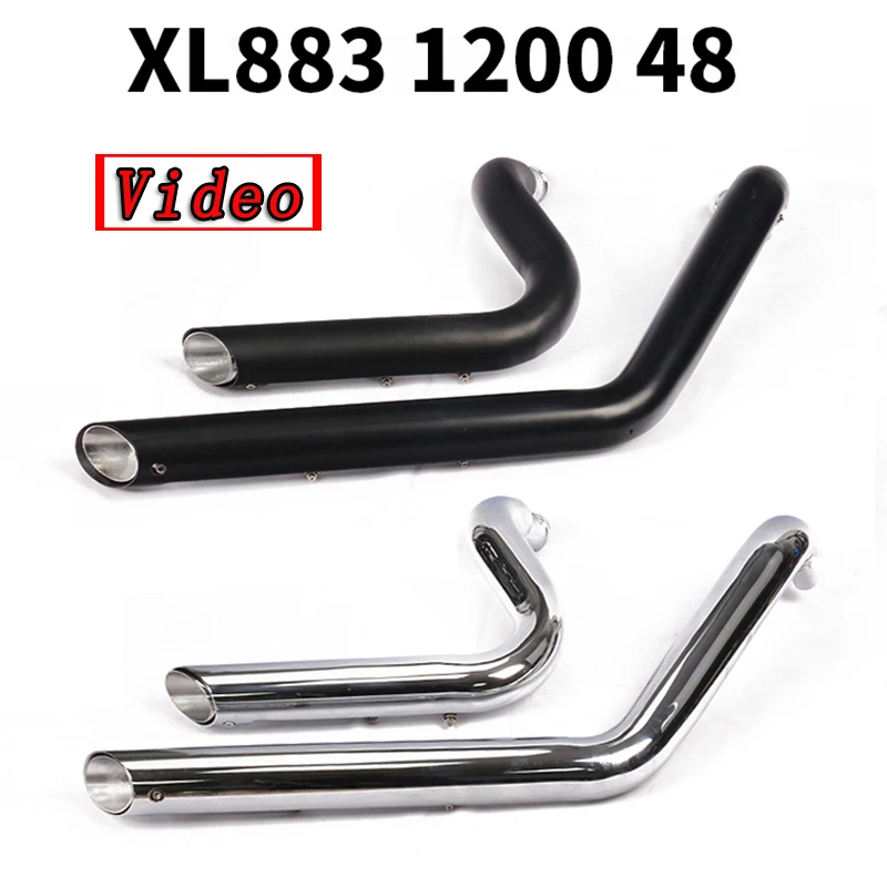 

For Harley-Davidson Sportster Iron XL48 XL883/1200 C N L Exhaust Motorcycle Pipes System XL1200 XL 883 2005 06 to 2018 Year