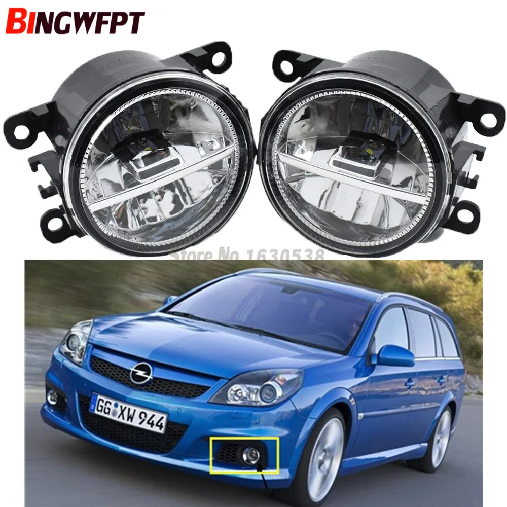 2x Car Exterior Accessories White 6000K LED Fog Lamps