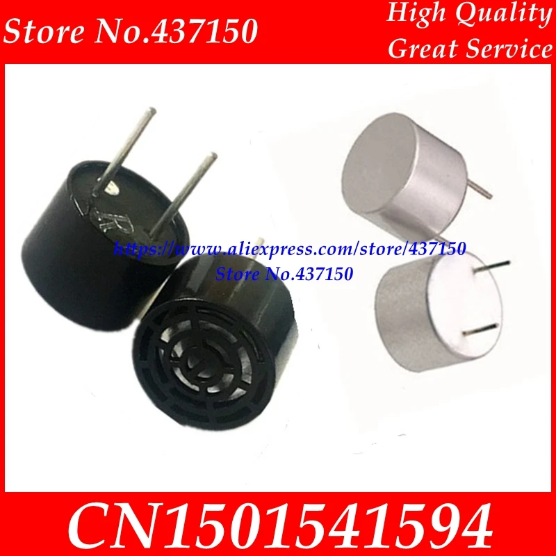 2pcs/lot,Transceiver transmitter reciever plastic waterproof 10mm 40KHz Ultrasonic Sensor Transceiver ranging probe