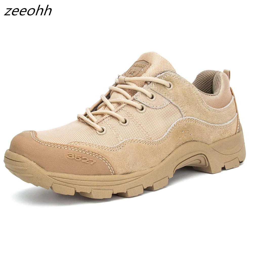

New Outdoor Sports Tactical Trekking Men Sneakers Light Shock Absorption Non-slip Shoes Military Boots For Camping Hiking Shoes
