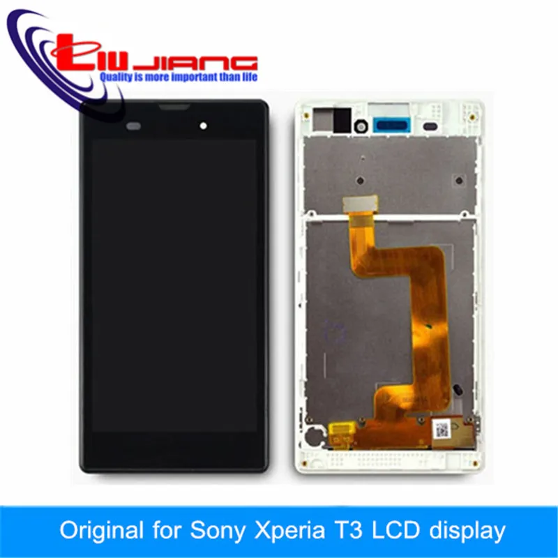 100 Original Tested LCD Display For Sony Xperia T3 M50W LCD Touch Screen Digitizer Assembly with