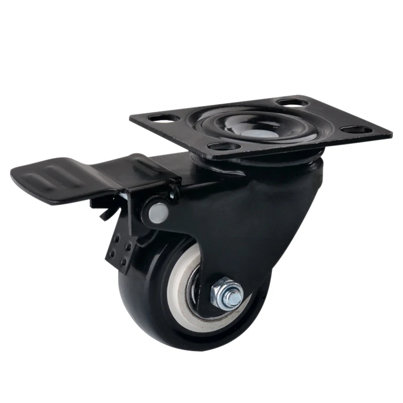 

4 Pcs/Set Industrial Wheels Swivel Furniture Cabinet Office Chair Casters Universal Brake Wheel Dropshipping