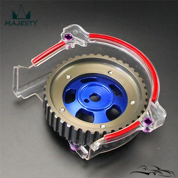 

Adjustable Single Cam Gear Sprocket+ Clear Cover Fits For Mirage 4G15 1.5L