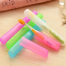 1 шт. чехол для зубной щетки, защитная коробка для зубной щетки, переносная Пылезащитная коробка для зубной щетки, случайный цвет