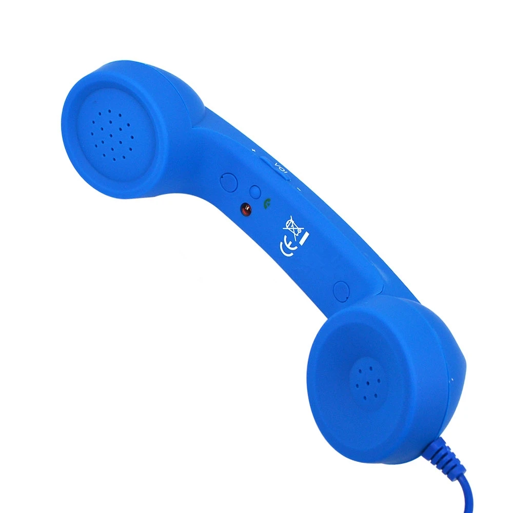 Buy Wire Retro Telephone Handset Mic Cellphone Handset