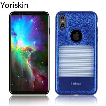 

Luxury Soft Back Cover Anti-slip Mobile Phone Shell For Apple iphone X High Quality View Window Plating TPU Flexible Phone Case