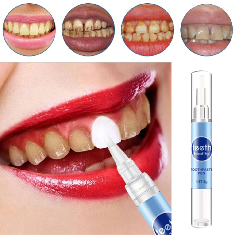 

1pcs Portable Teeth Whitening Gel Pen Oral Hygiene Stains Removing Tooth Cleaning Dental Care Toothpaste Pen TSLM1