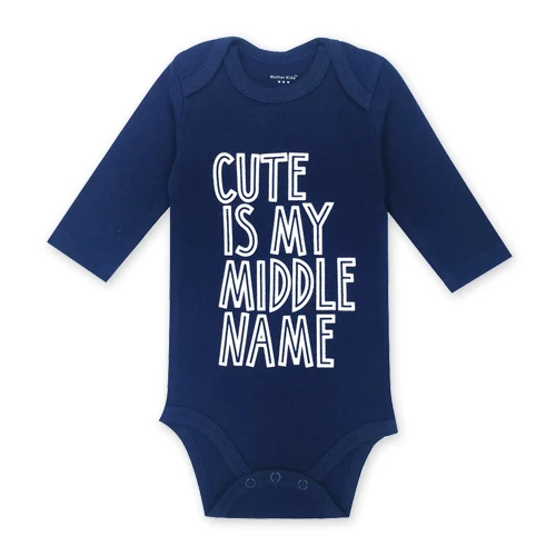 Зеленый Babies Boys Bodysuit Newborn Baby Girls Clothing Long Sleeve 3 6 9 12 18 24 Months Clothes - Цвет: Зеленый