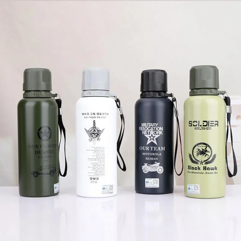 

Portable Double Layer Stainless Steel Vacuum Bottle High Quality Vacuum Flask Thermal Cup Coffee Thermos Mug Water Bottle