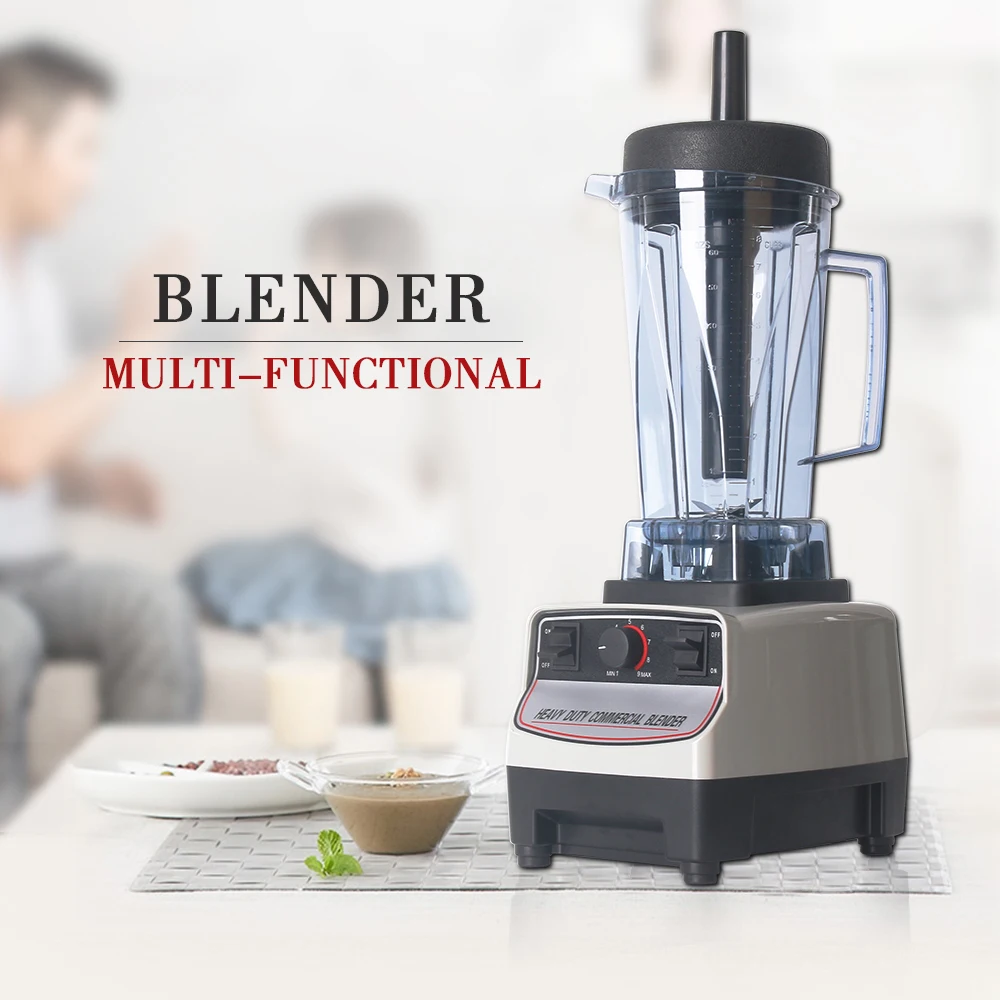 

GZZT Heavy Duty Commercial Blender Machine Smoothies Juicer ,Fruit Mixers Food Processors BPA Free Blender EU/UK/US Plug