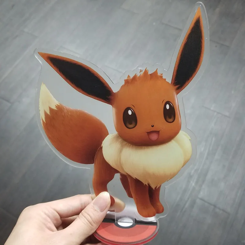 42 стиля аниме Pika eve Charizard Mewtwo pokemones, фигурки, игрушки для детей, Детский акриловый пластин, модель, подарки, игрушки для детей - Цвет: Оранжевый