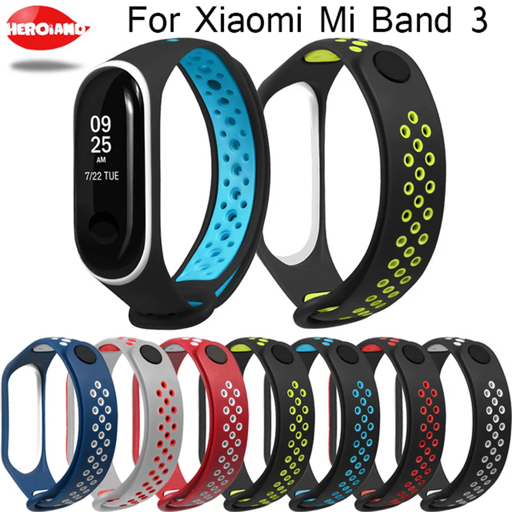 Новый браслет для Xiaomi Mi 3 спортивный ремешок силиконовые часы xiaomi mi Band аксессуары