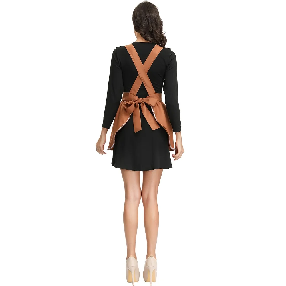 Новинка 2019 Женский костюм горничной для косплея ролевых игр дирндл бара и