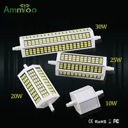 Лампада Led R7S лампочки 10 Вт 20 Вт 25 Вт 30 Вт Светодиодный прожектор SMD5730 AC220V-240V прожектор заменить галогенные прожектор для дома