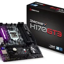 Полностью новая материнская плата BIOSTAR H170GT3 H170 LGA 1151 DDR4 64G SATA3 USB3.0 Micro ATX