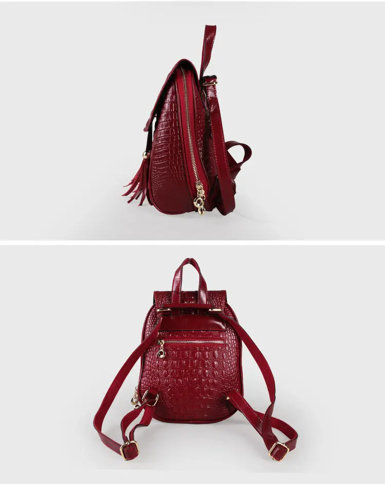women backpack genuine leather (9)