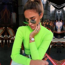 Missufe Autumn Winter Turtleneck Long Sleeve Knitted Sweater Female Slim Pullover Jumpers Fluorescent Green Casual Sweater Women Missufe Autumn Winter Turtleneck Long Sleeve Knitted Sweater Female Slim Pullover Jumpers Fluorescent Green Casual Sweater Women