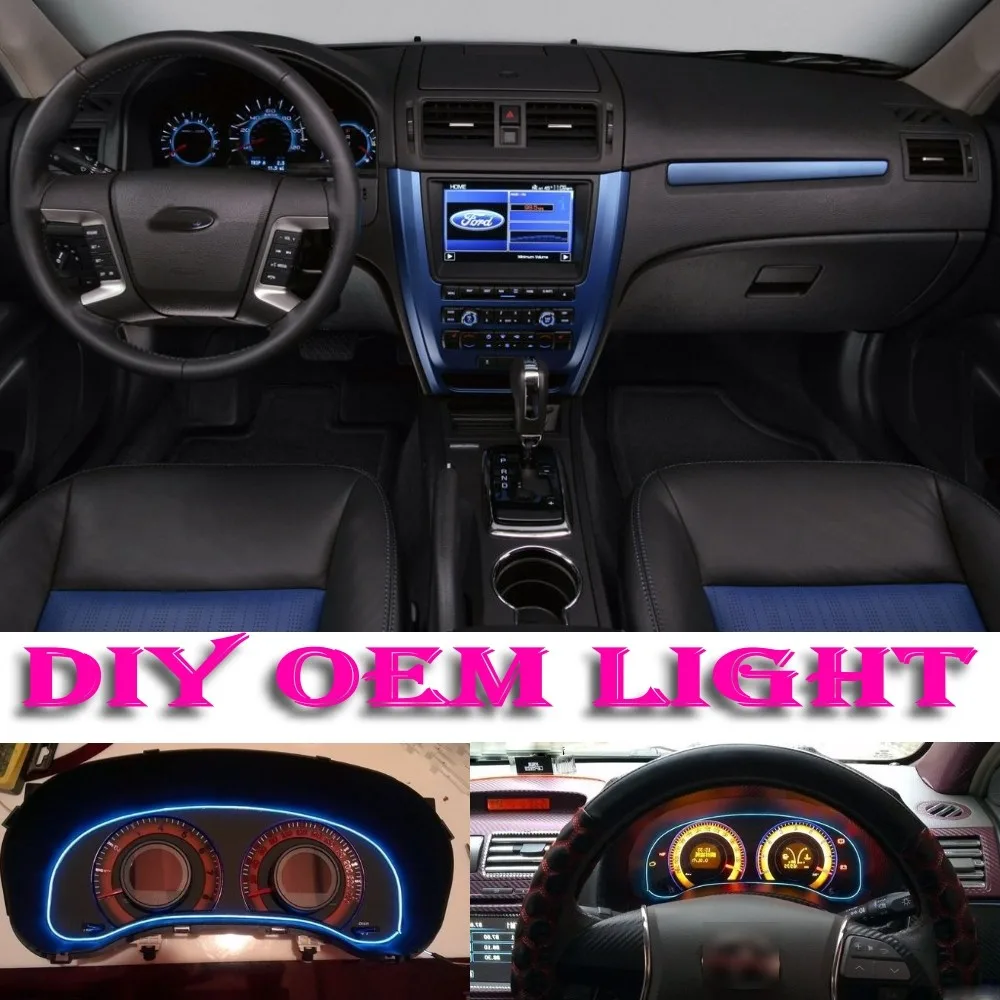 Car Atmosphere Light Flexible Neon Light El Wire Interior