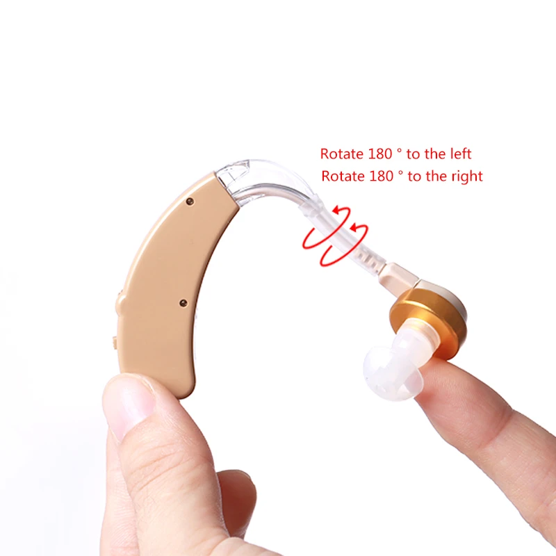 Cofoe BTE Hearing Aids USB Charging Hearing Aid Rechargeable Wireless Sound Amplifier for the Hearing loss Middle-aged