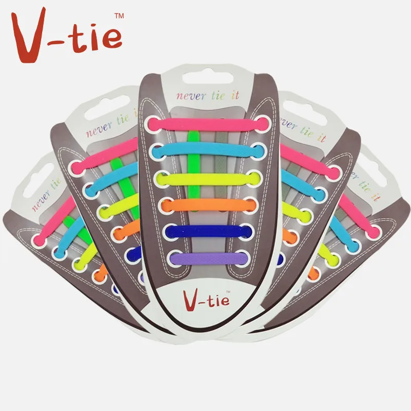 Most Popular No Tie Silicone Shoelaces Flexible Silicone Shoe Laces