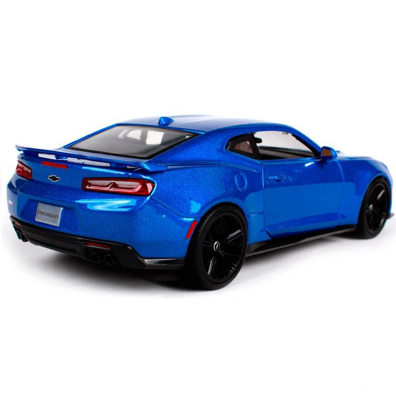 Спортивный автомобиль Maisto 1:24 2017 Camaro ZL1 модель литая из сплава красный игрушка для