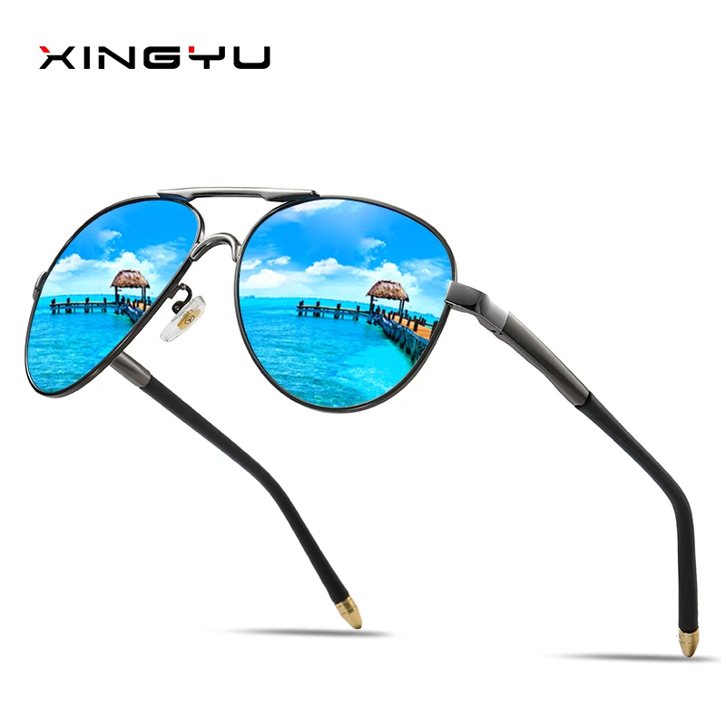 

Men's Polarized Sunglasses Spring hinge classic style Big glasses Driving glasses Fishing sunglasses Anti-high beam series Fashi