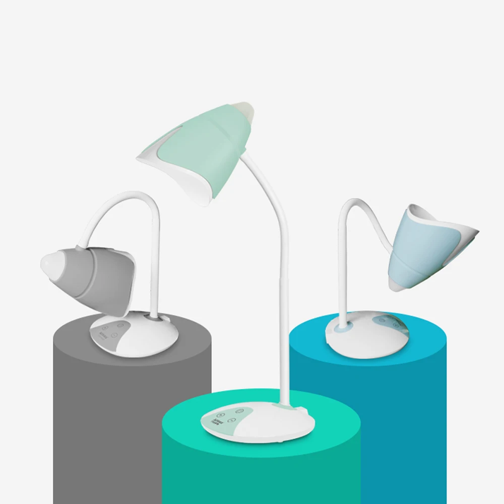 Interruptor de Toque Proteção para os Olhos Lâmpada de Mesa com Luz Candeeiro de Mesa Levou Cores Flexo Leitura Noturna Dimmer Usb Recarregável Lâmpadas Luz 3 12 Cheap Luminária de mesa