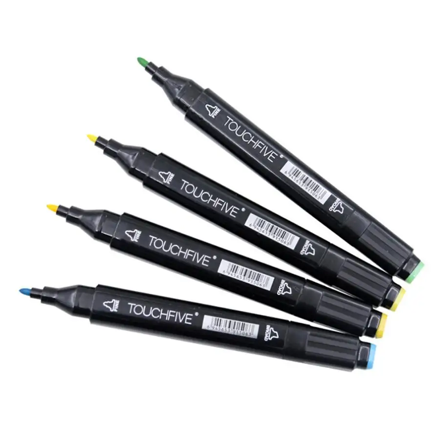 168 цветов маркер ручка двуглавый анимационный дизайн маркер ручка краска эскиз чернил маркер ручка 6,1