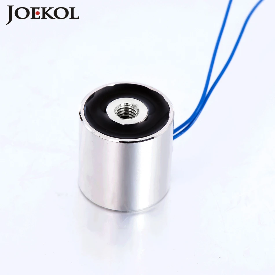 

New arrival JK25/25 DC 6V 12V 24V Electromagnet Lifting 6KG Solenoid Sucker Holding Electric Magnet Non-standard custom