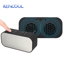 Многофункциональная беспроводная акустическая система KENCOOL со встроенным будильником, будильником для смартфонов, ноутбуков и т. Д