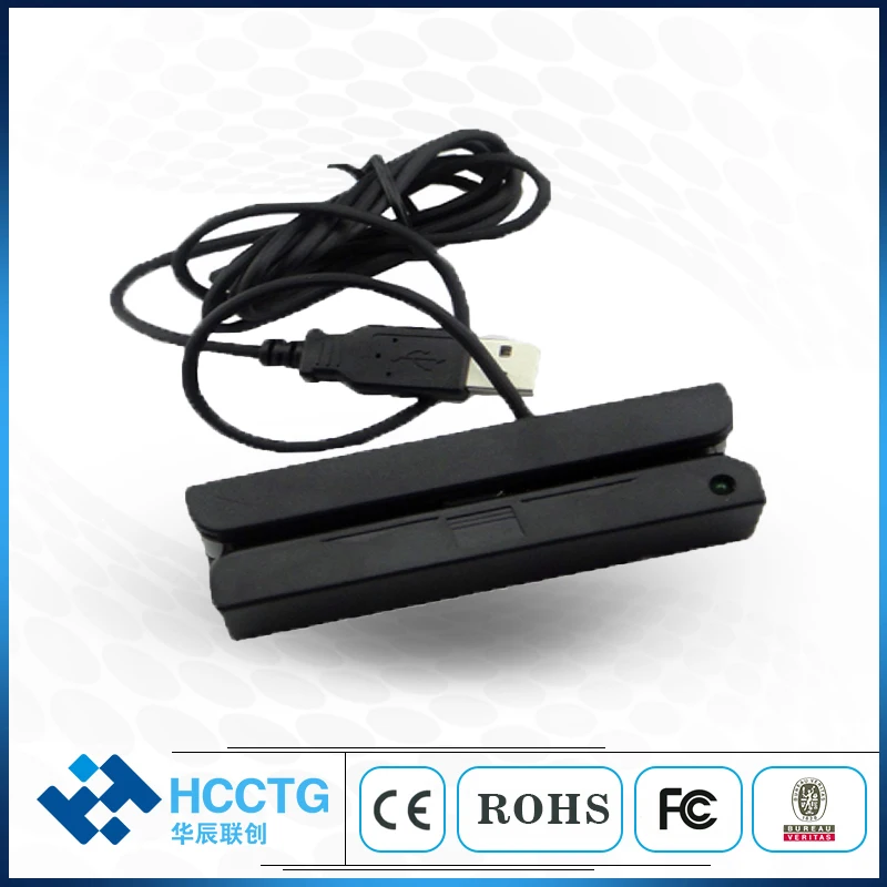 HCC 1 мм Головка Atm 3 трек Usb Считыватель магнитных полос HCC750|card reader|magnetic stripe card readercard