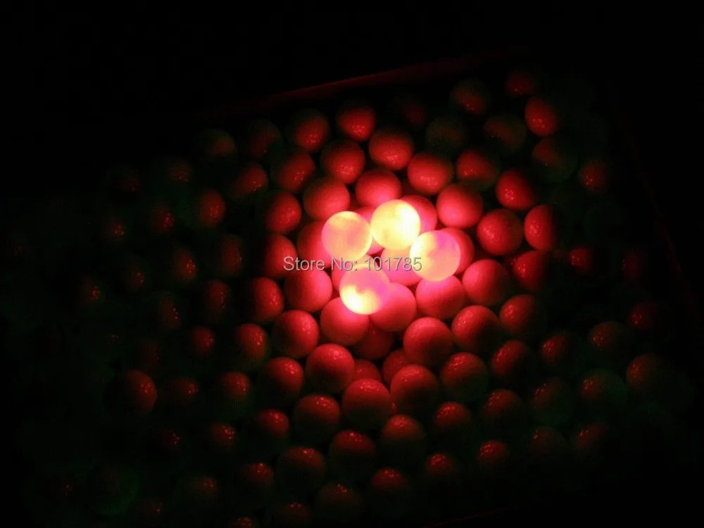 Горячая Распродажа 2017 года Красочные Glow Гольф мяч привело Гольф мяч с бесплатной доставкой;