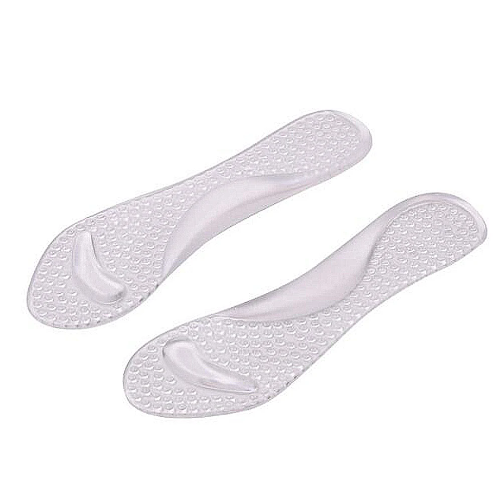 Нескользящие женские гелевые стельки 3/4 длина супинатор противоскользящие массаж плюсневой кости ортопедические стельки для обуви на высоком каблуке