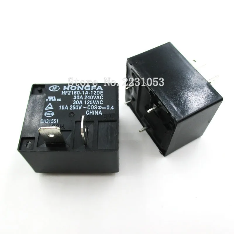 HF2160-1A-12DE hf2160-1a-12de реле DC12V 30A 240 В переменного тока/30A 125V AC 4Pin