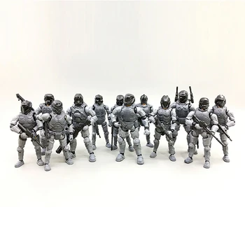 

JOYTOY 1/27 model kits Action Figures Steel Ride Corps nude color army soldiers set [random 12 piece] Unpainted