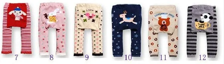 Популярные штаны из полипропилена; модные леггинсы для мальчиков и девочек; детские брюки; 6 шт/лот - Цвет: Number 7 to 12