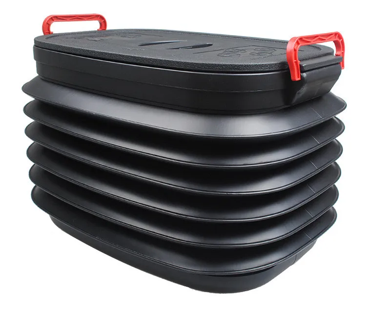 

Autofans 37L Plastic ABS Collapsible Car Trunk Box Stretchable Boot Organizer Foldable Auto Trunk Container Luggage Boot Box S08