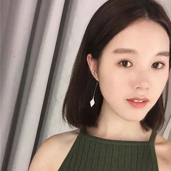 

JIOFREE Korea Style New Arrival Rhinestone Clip Earrings Non Piercing for Women Fashion Jewelry No Ear Hole Ear Clip Hot Sale