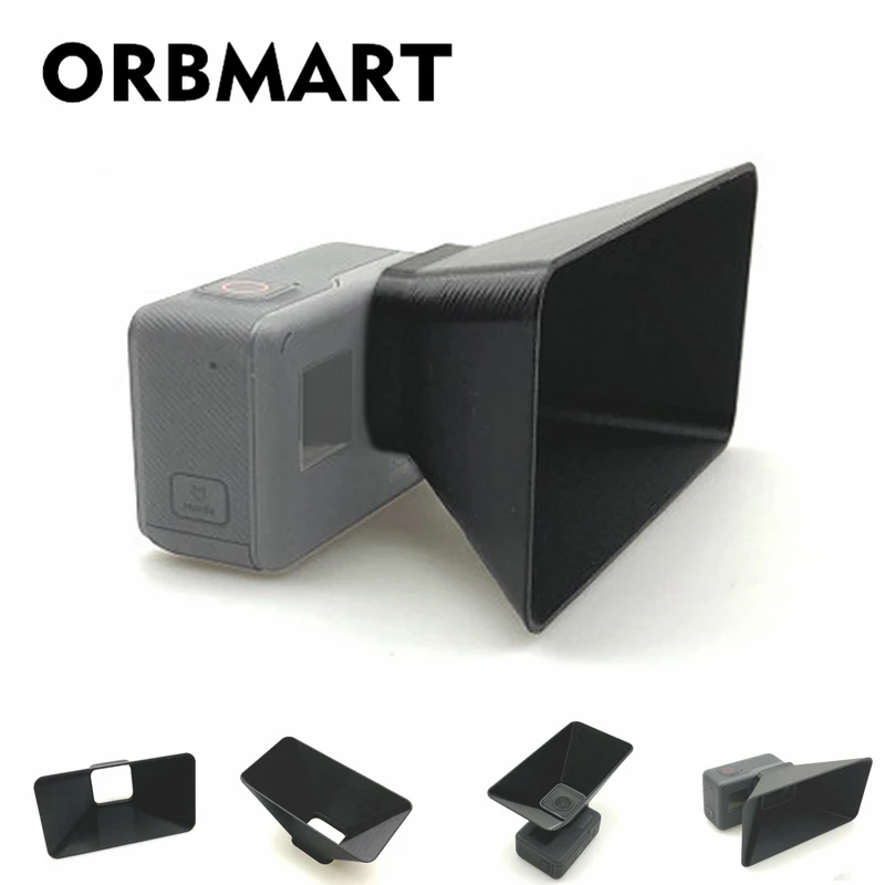

ORBMART Camera Lens Sun Hood Cover SunShade Cap For Gopro Hero 5 6 Black