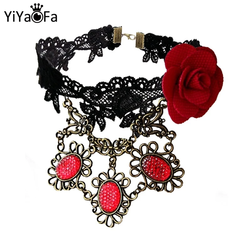 Yiyaofa Gothic Jewelry Choker Necklace For Women Accessories Vintage