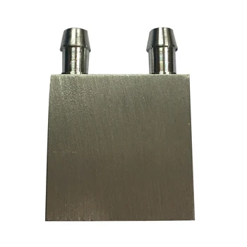 

High Quality Water Cooler Primary Aluminum Water Cooling Block 40*40mm for Liquid Heat Sink System Silver Use For PC Laptop CPU