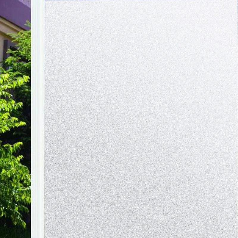 

Funlife 30x200cm Privacy Window Film, Static Cling Frosted Window Sticker Suitable for The Smooth Glass Surface of Home Office