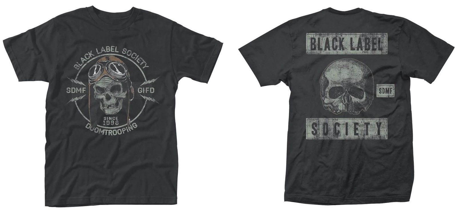 Black Label Society 'Doom Trooper' T-Shirt - NEW & OFFICIAL! Fashion T Shirts Slim Fit O-Neck Top Tee Shirts for Men