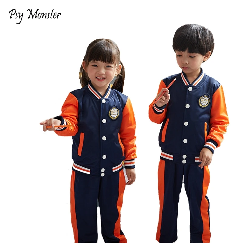 

Boys Girls Spring Sports Game School Uniform Brand Design 3-12T Baskatball Baseball Tracksuit Kids Clothing Set Jogging Suit A41