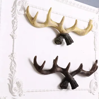 

Antlers Coat Hooks Perchero Pared Wall Hanger Vintage Home Decor Appendiabiti Da Parete Coat Rack Cabides Key Holder Wall Cintre